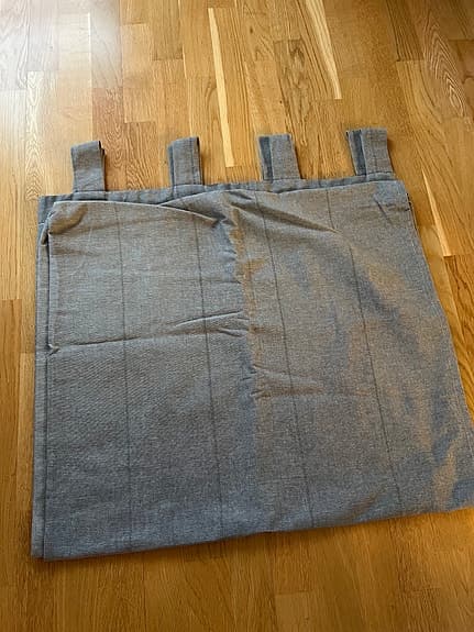 IKEA gardin grå