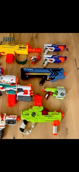 Nerf leksaksvapen set blandade modeller