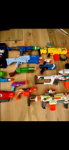 Nerf leksaksvapen set blandade modeller