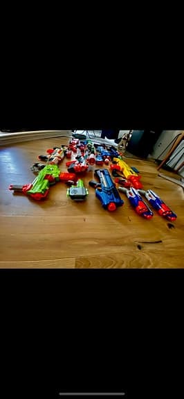 Nerf leksaksvapen set blandade modeller