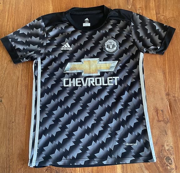 Adidas Manchester United fotbollströja Pogba 6 svart XS