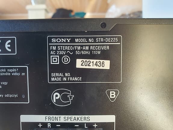 Förstärkare SONY STR-DE225