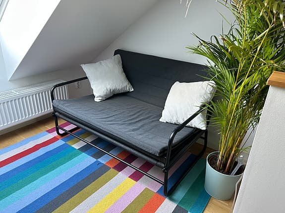 Practical and space-saving sofa-bed (Bed width and length: 120 cm x 190 cm)