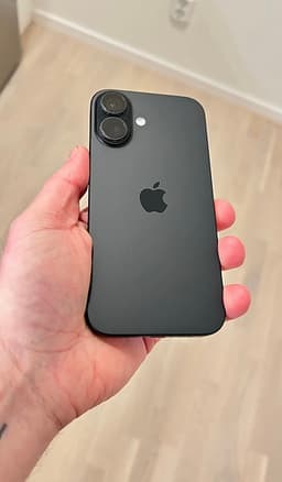 Apple iPhone 16 mobiltelefon 128 GB svart