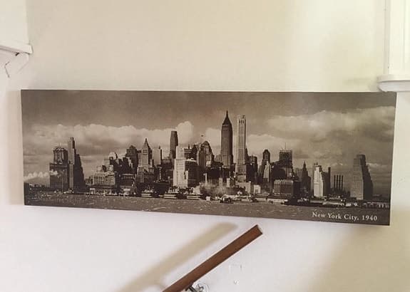 Tavla New York City skyline