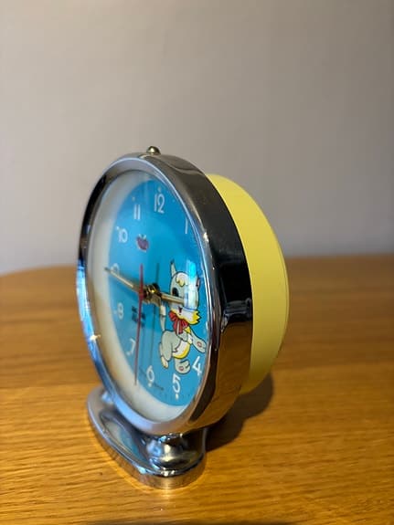 Vintage 60-tal analog Hero väckarklocka