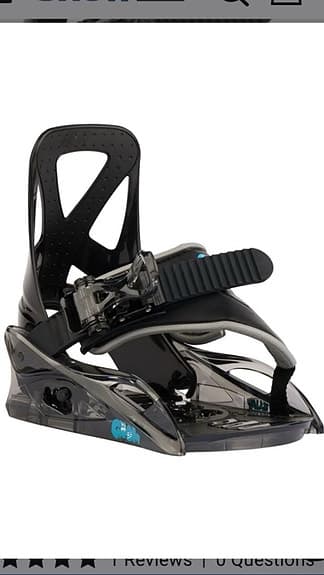 Burton Grom snowboardbindningar svart