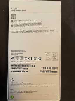 Apple iPhone 17 Pro Max mobiltelefon 256 GB silver