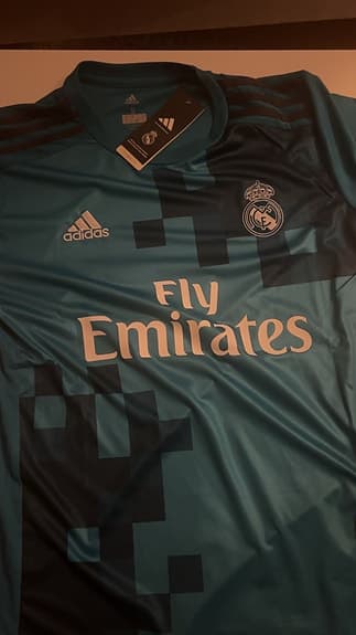 Adidas Real Madrid fotbollströja herr one size grön