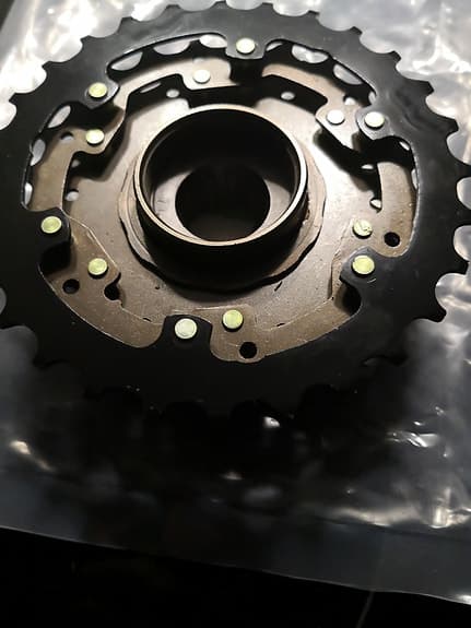 Rawbike. Bakre Kasett+Kedja