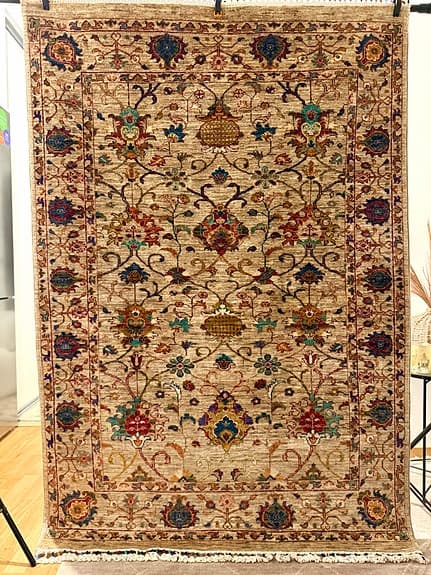 Äkta handknutten matta i väldigt hög kvalitet