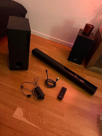 Luxor soundbar med subwoofer svart