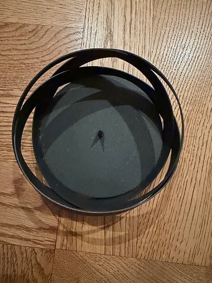 Georg Jensen ljusstake svart metall