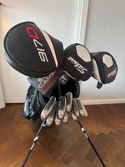 AP1 järnset med golfbag