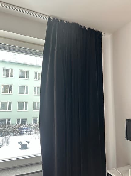 IKEA SANELA mörka gardiner