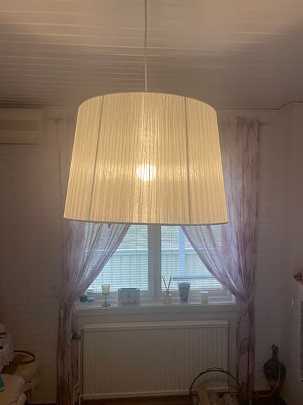Hemtex lampskärm vit