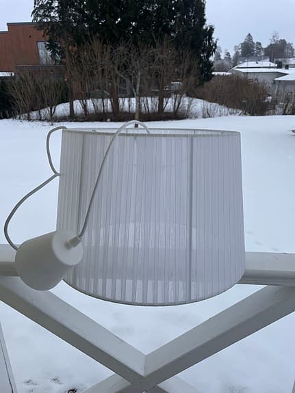 Hemtex lampskärm vit