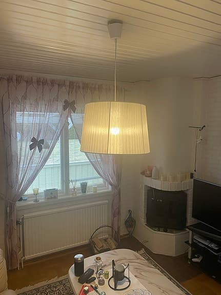 Hemtex lampskärm vit