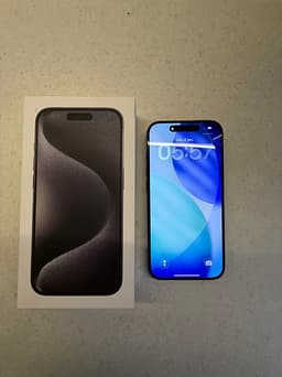 Apple iPhone 15 Pro mobiltelefon 128 GB svart