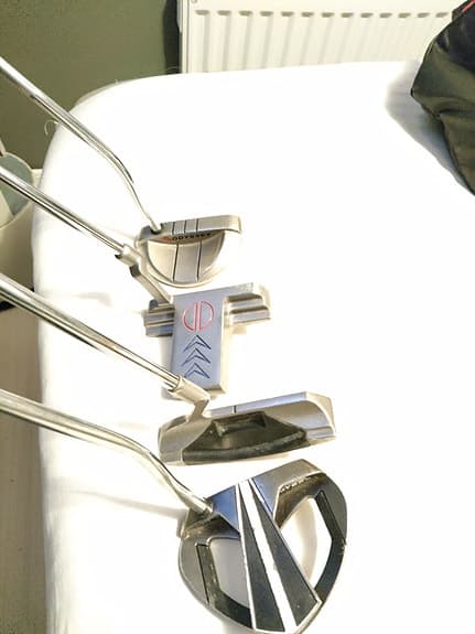 flera olika putters