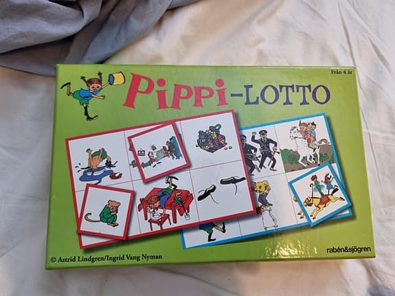 Pippi-Lotto sällskapsspel - nyskick
