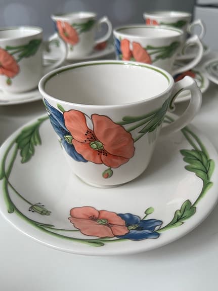 Amapola Villeroy & Boch mat/kaffeservis