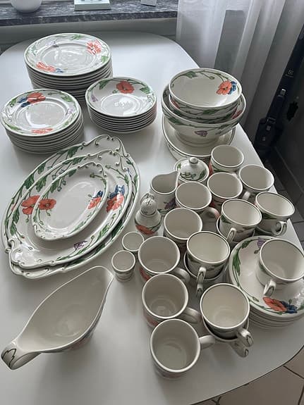 Amapola Villeroy & Boch mat/kaffeservis