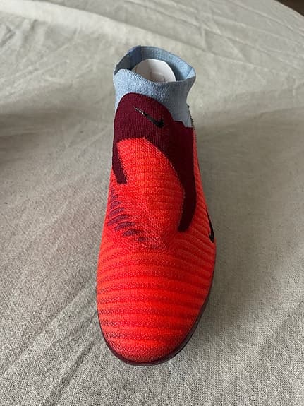 Nike Phantom 6 High Elite FG LV8 fotbollsskor röd blå