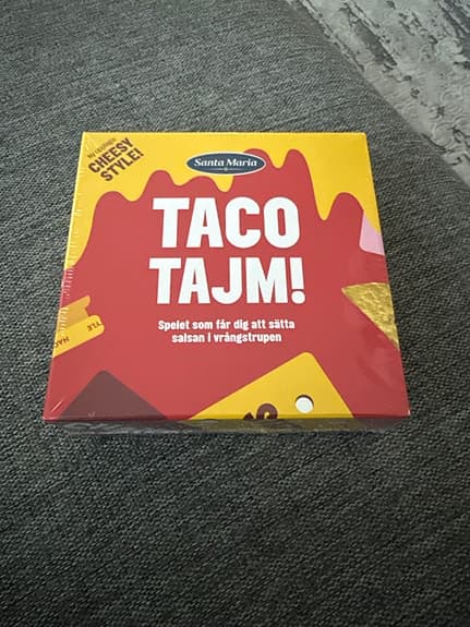 Taco Tajm! Cheesy Style - Oöppnat sällskapsspel