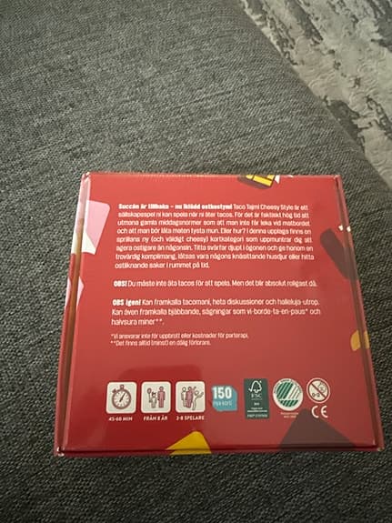 Taco Tajm! Cheesy Style - Oöppnat sällskapsspel