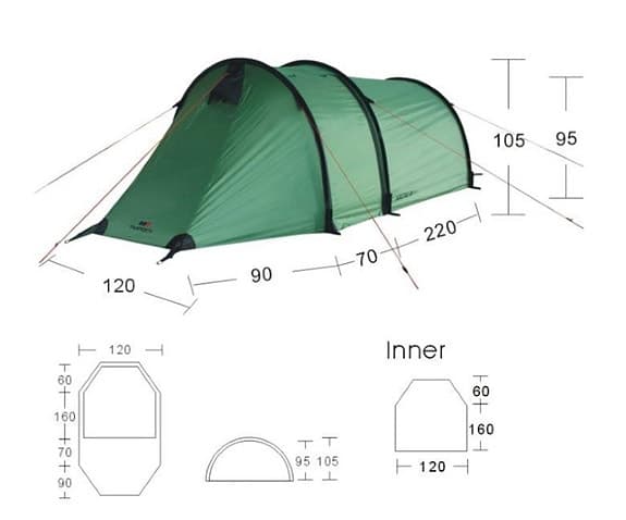 True North Arctic 2 tvåpersonerstält
