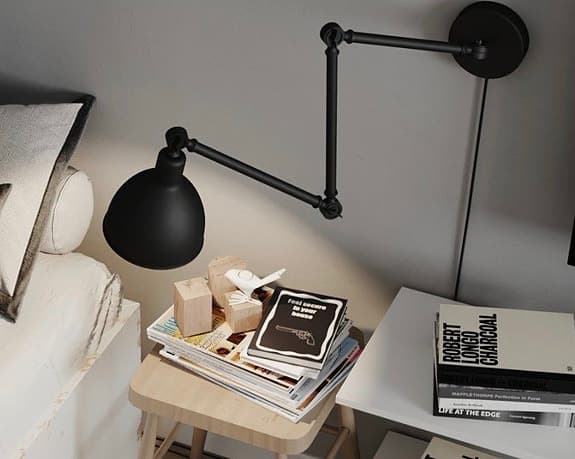 Industrilampa Bazar svart