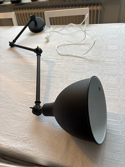 Industrilampa Bazar svart