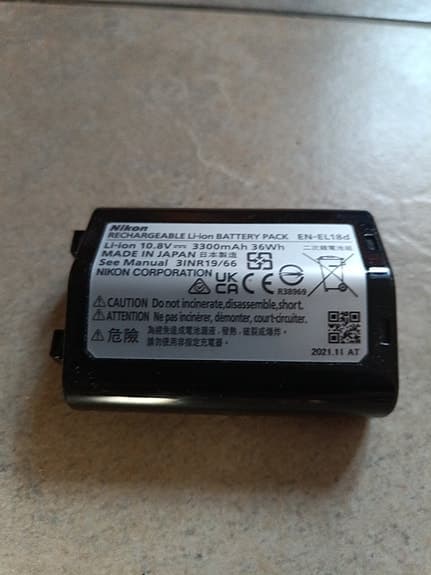 Nikon EN‑EL18 kamerabatteri