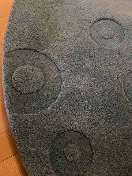 Ny tjock ullmatta Circle köpt MIO.