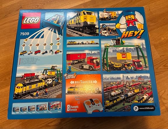 Lego City 7939 godståg byggset