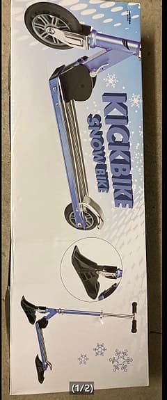 Kickbike Snow Bike sparkcykel