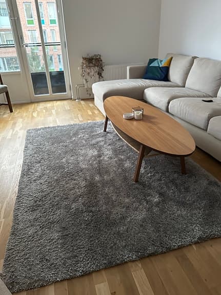 BIRK matta från JYSK – 160*230 cm – Grå ✨