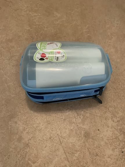 Artengo bordtennisset i fodral blå