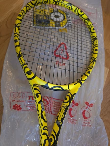 Wilson Minions tennisracket gul