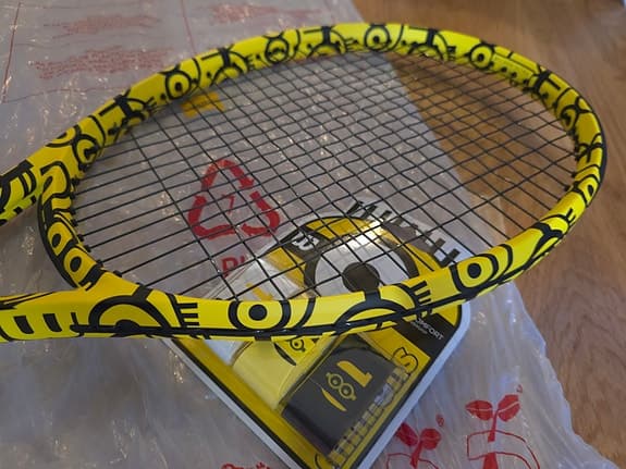 Wilson Minions tennisracket gul