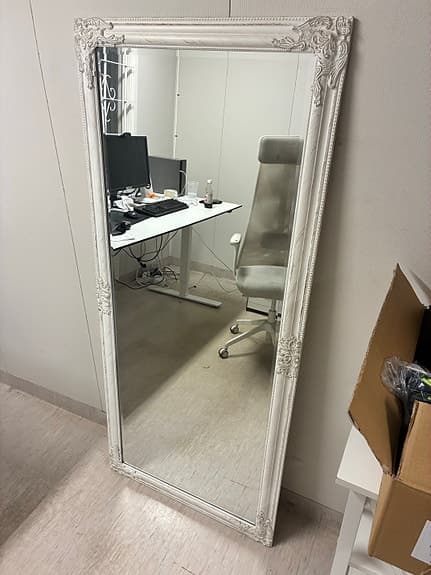 Golvspegel ikea. Dokorativ ram.