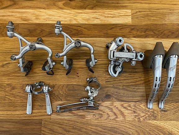 Shimano Dura-Ace / Crane 1970s Vintage Racing Bicycle Complete Set