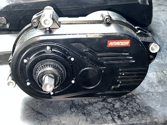 Ananda MCS-M1 elcykelmotor 48V 250W svart + NYTT Batteri