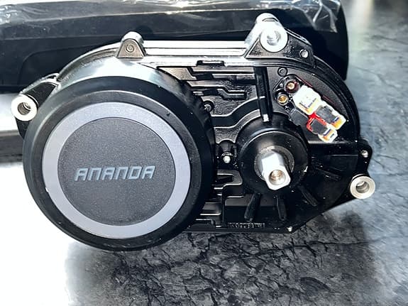 Ananda MCS-M1 elcykelmotor 48V 250W svart + NYTT Batteri