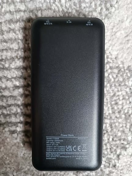 Powerbank 20.000 mAh, ny i kartong, oöppnad förpackning