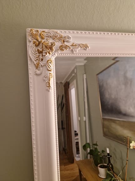 Jysk Nordborg spegel vit ram 72x162 cm