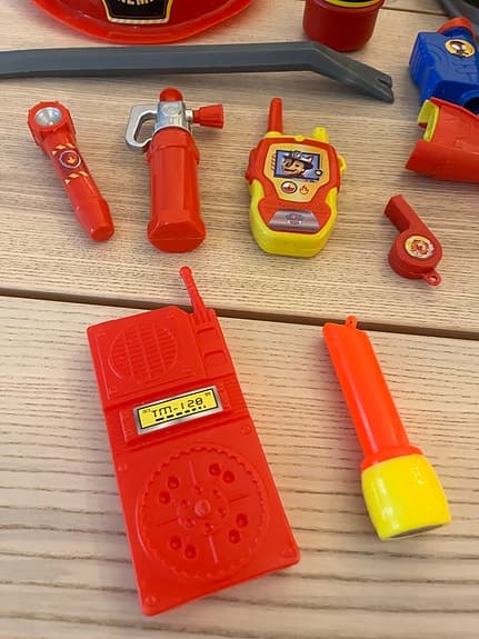 Paket leksaker Brandman, Paw Patrol, Riddare etc