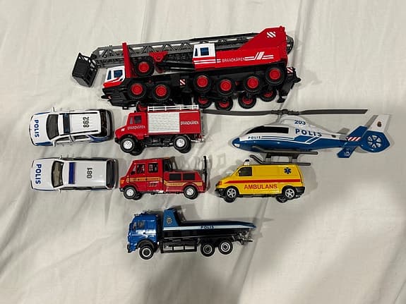 leksaksfordon blandat set