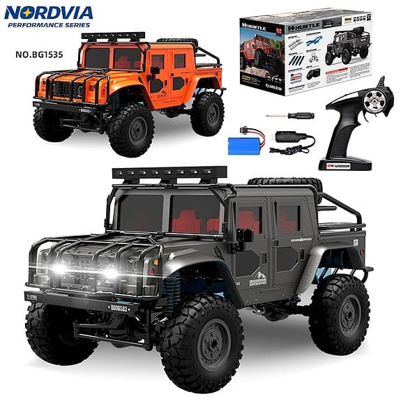 Radiostyrd RC Jeep 2.4GHz – Kraftfull Terrängbil med LED